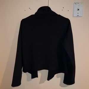 Black Long Sleeve Cropped Jacket